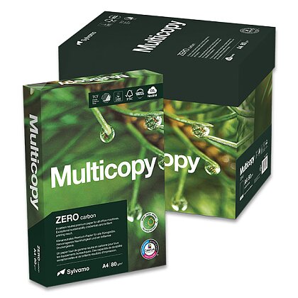 Papír xerografický MultiCopy Zero Carbon A4/80g 5×500 listů